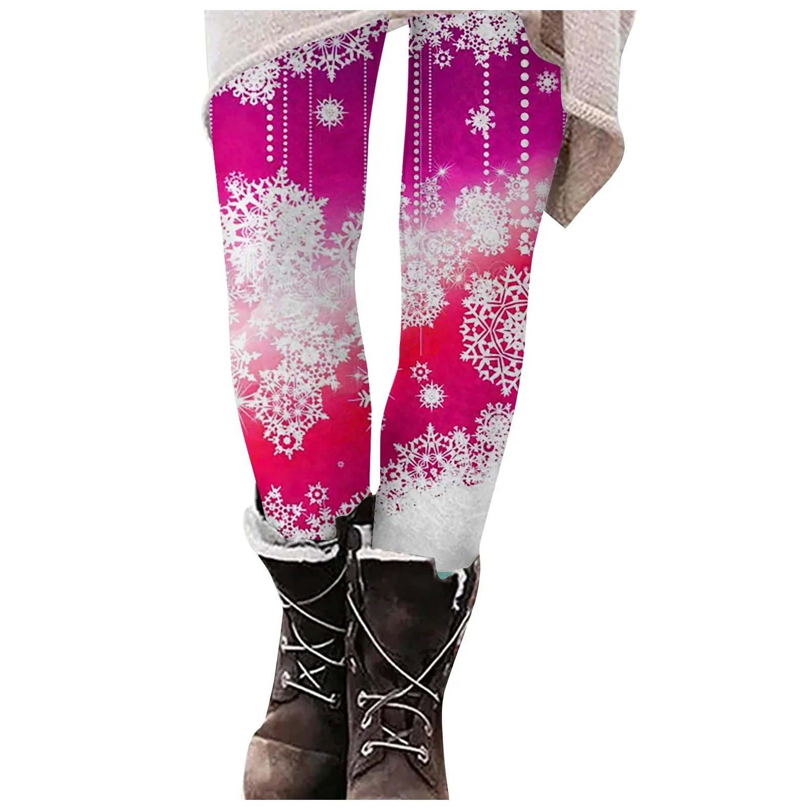 Vrouwen Fitness Leggings Kerst Custom Sneeuwpop Santa Claus Bedrukt Sportkleding Meisje Hoge Taille Push Up Leggins Broek Pantalone