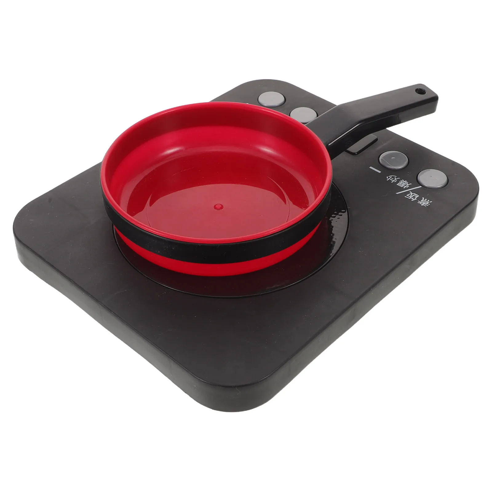 

1 set 1 Set Kids Realistic Induction Cooker Sound Light Pretend Play Cooking Set For Toddlers Children Kitchen Accessories Play