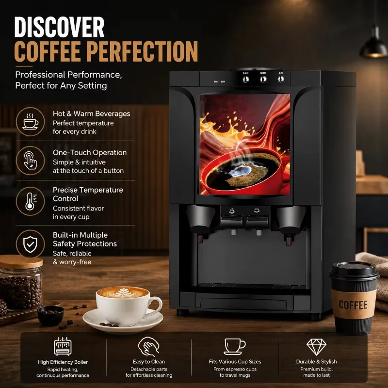 Airo High Quality Fully Automatic Hot Drink Vending Machine Intelligent Instant Coffee All-in-one Machine Office with Custom