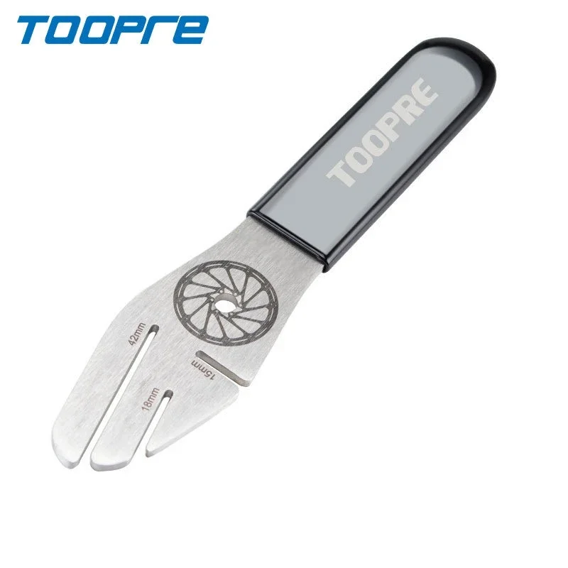 

TOOPRE Mountain Bike Stainless Steel Disc Brake Rotor Spanner Iamok 189*30mm 149g Correction Wrench Bicycle Parts