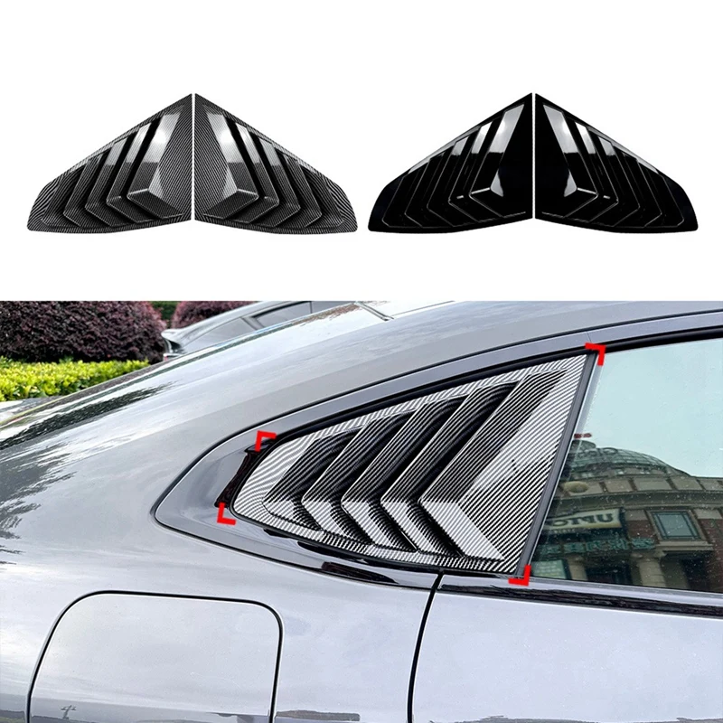 

Car Rear Window Louvers Shutters Blinds Cover Trim For BMW 4 Series Gran Coupe G26 2020+ Car Accessories