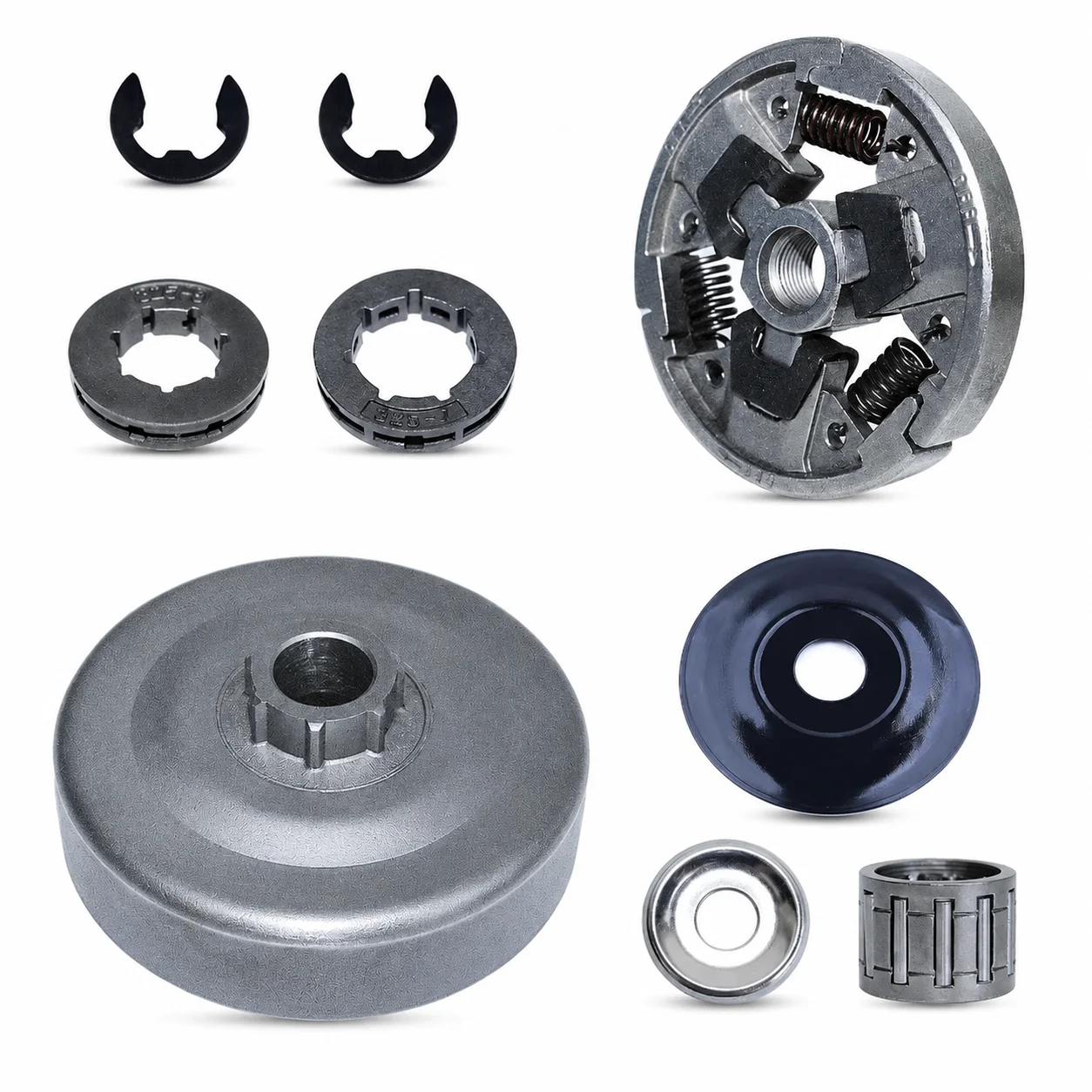 Clutch Drum Rim Sprocket Kit 325-7 325-8 Needle Bearing Washer for Stihl 026 MS260 024 MS240 Chainsaw Replace 1121 160 2051