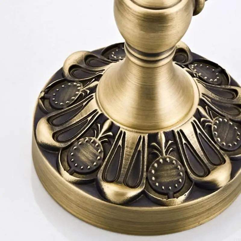 

F19B Classical Brass Wall Mounted Hat Hook Rustproof Bathroom Entry Organizers Decors