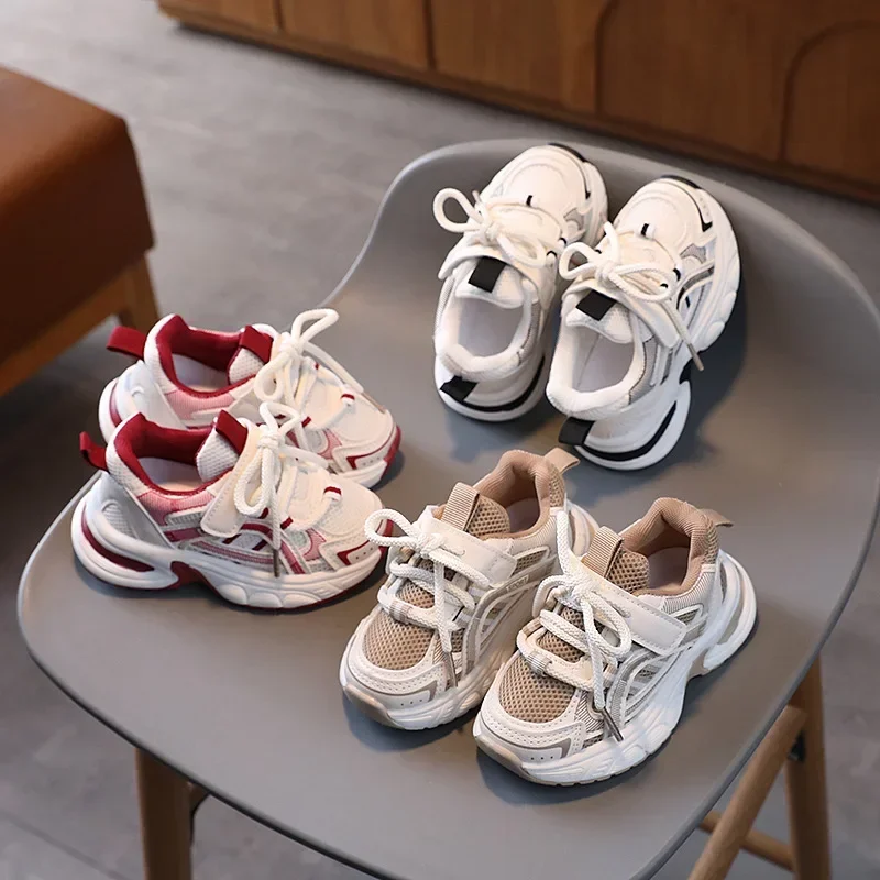 Picture 5: Kids Sneakers for Girls School Causal Sports Shoes for Boy Spring Autumn Versatile Children Tennis Shoes Mesh Breathable