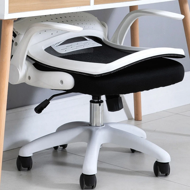 Cadeira ergonômica do escritório com apoio lombar ajustável e encosto de cabeça, encosto alto Mesh Desk Chair, giratória e inclinação