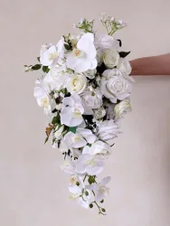 Ramo de flores artificiales para decoración de bodas, novedad de 2023