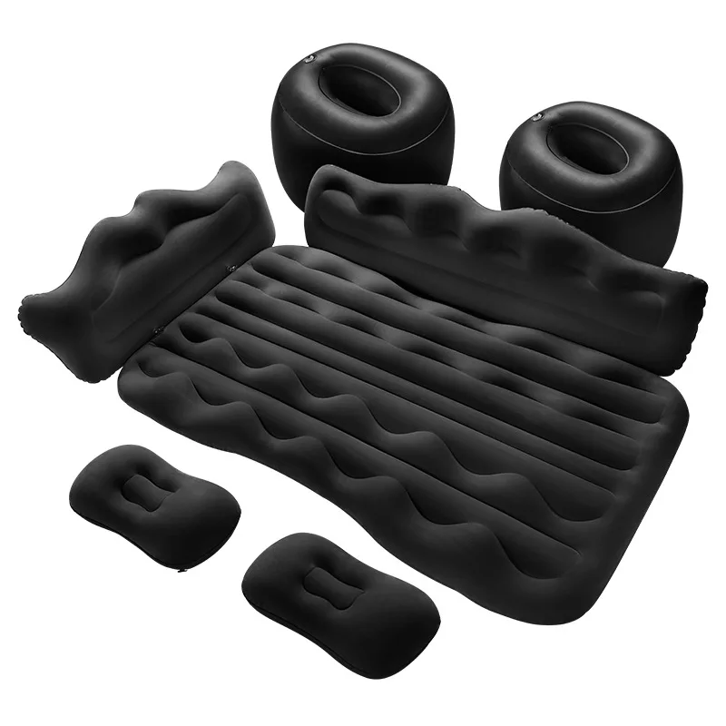 

Airbed Household Outdoor Single Double Air Bed Thickened Folding Inflatable Convenient Mattress Sleep Rest for Car SUV Travel