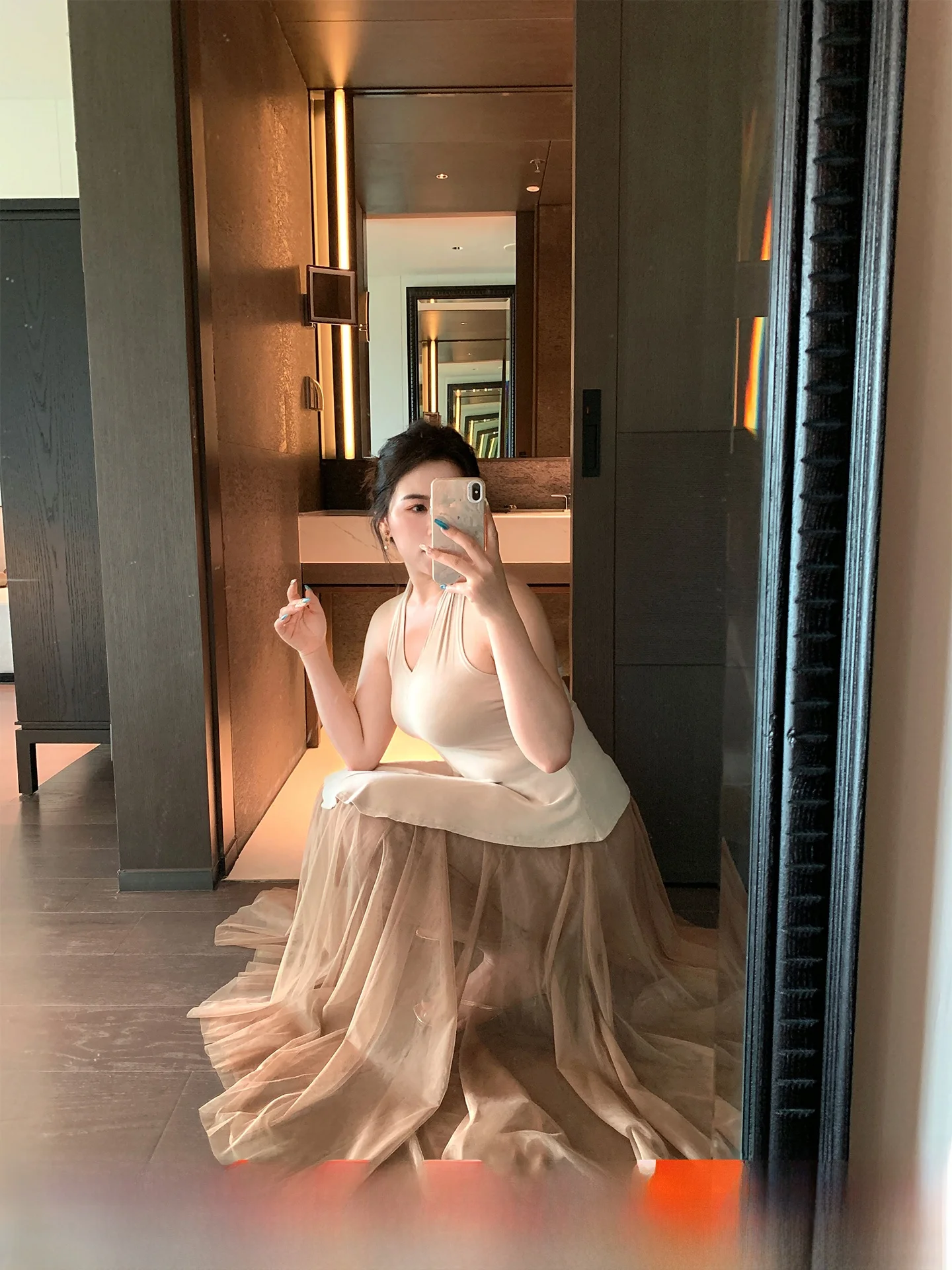 

Юбка Mole Large Size Fairy T Me f, многослойная, пышная, А-силуэт, в корейском стиле, с завышенной талией, повседневная, летняя, новинка...