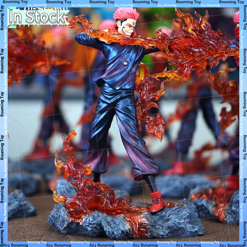 

В наличии 30 см фигурки Ryomen Sukuna Jujutsu Kaisen, аниме-фигурка, модель, статуя, коллекция кукол, украшения, игрушки, подарки