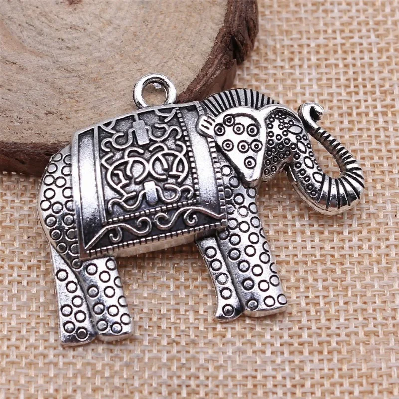 Souvenirs Gift Men Keychain 2 Colors Elephant Pendant Keyring