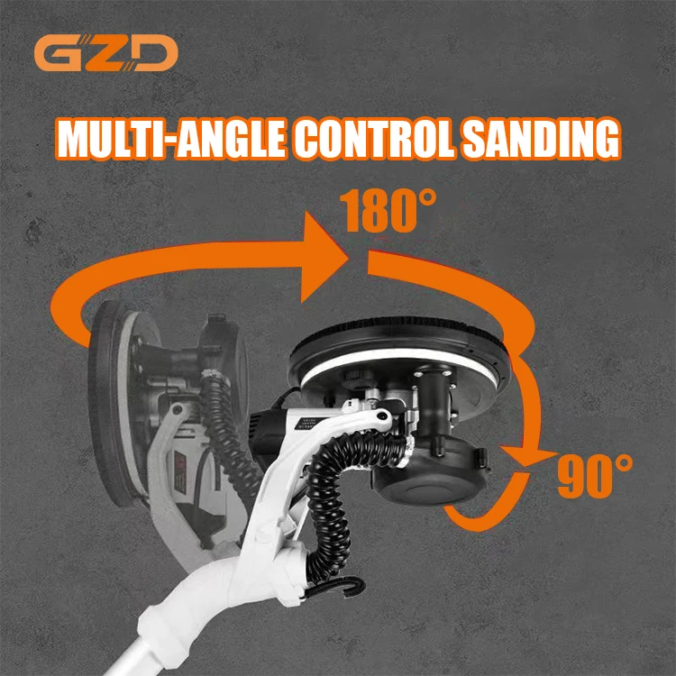 高効率ダストレスパテ壁サンディング吸塵電気キリン乾式壁サンダーマシン壁天井用
