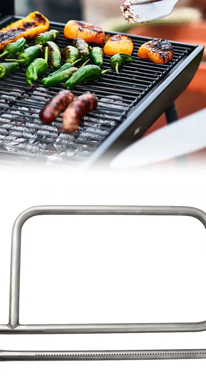 Edelstahl-Brennerrohr-Brennerset, passend für Weber Q300/Q3000 Serie Gasgrill. Edelstahl-Brennerrohr-Brennerset, passend für