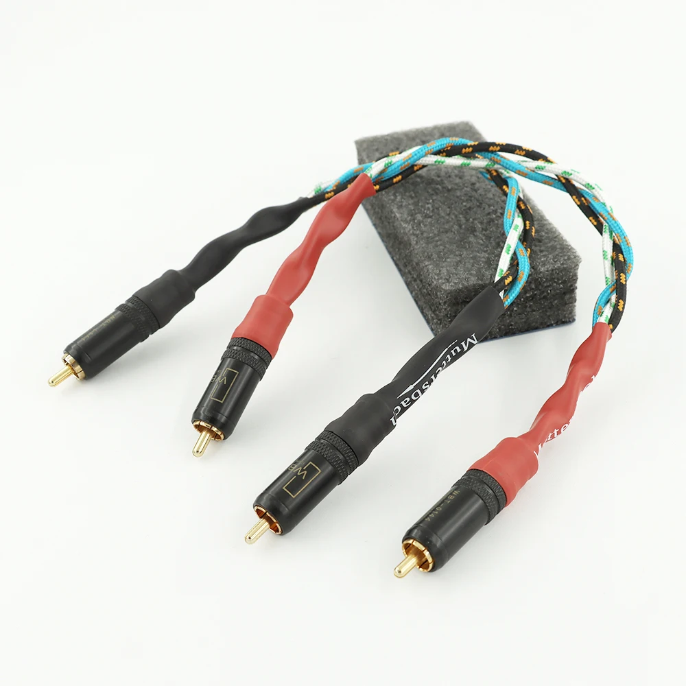 Fever Xidian Enhanced RCA Interconnect: Dual Gold-Plated Hi-Fi Audio Cable for Amplifier & CD Systems​