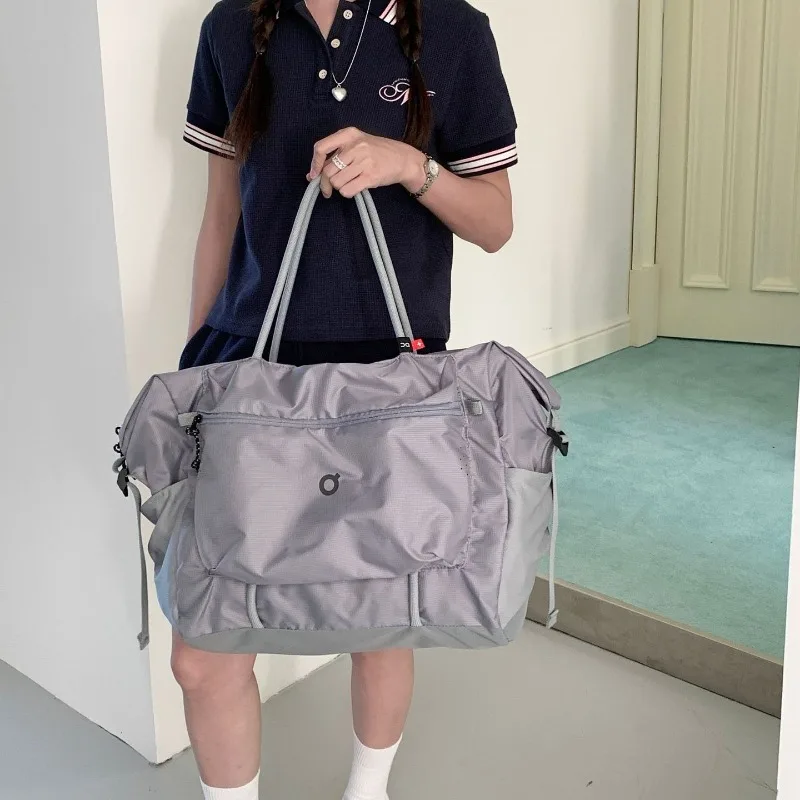 Nouveau sac de voyage japonais léger 2026, grande capacité 35L, sac bandoulière imperméable en nylon pour fitness et yoga