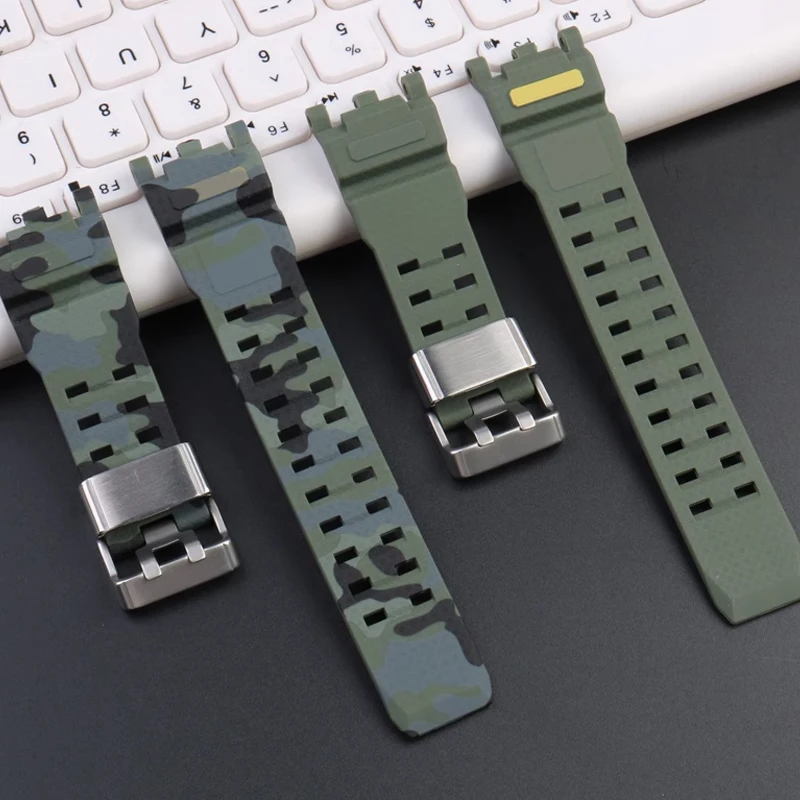 ل G-SHOCK كاسيو حزام (استيك) ساعة للرجال الجيل الثاني كبير الطين الملك تعديل GWG2000 GWG-2000 GWG-2040 الراتنج المطاط حزام #3