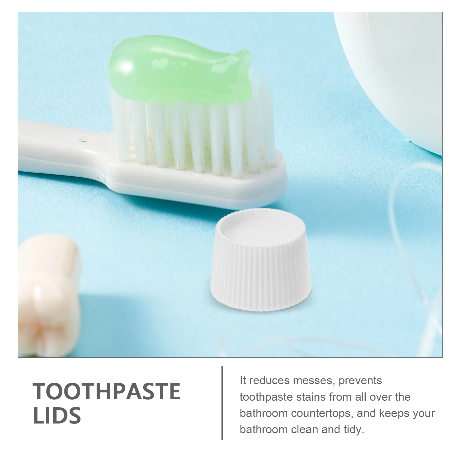 

100 Pcs Toothpaste Cap Tube Hose Lid Plastic Screw-in Plug 19 Tubes 16 Colors Medium Small Twist Cover Keeps Clean Tidy Long Use