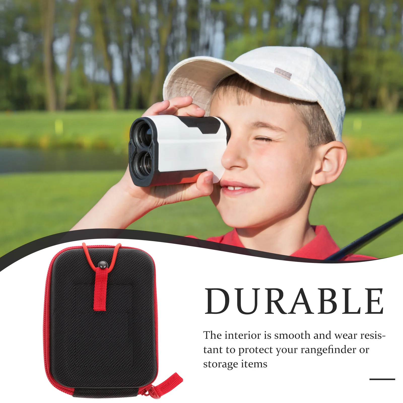 حافظة صغيرة من مكتشف نطاق إيفا مقاومة للماء وخفيفة الوزن لحماية الجولف في الهواء الطلق متعددة الوظائف محمولة #3