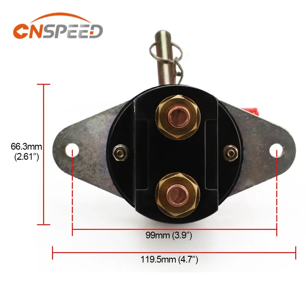Heavy Duty Battery Disconnect Isolator Cut Off Power Kill Switch 12V-24V 250Amp Auto Moto Switch Universal For Car Boat Truck RV