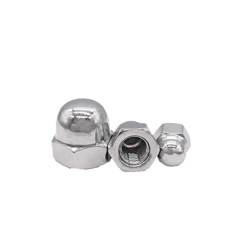 10pcs/lot Acorn Cap Nut M3 M4 M5 M6 M8 M10 M12 M14 M16 M18 A2-70 Stainless Steel Decorative Cap Nuts Caps Covers