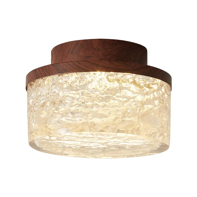 

French antique ceiling light resin design retro personality creative entrance corridor aisle cloakroom light