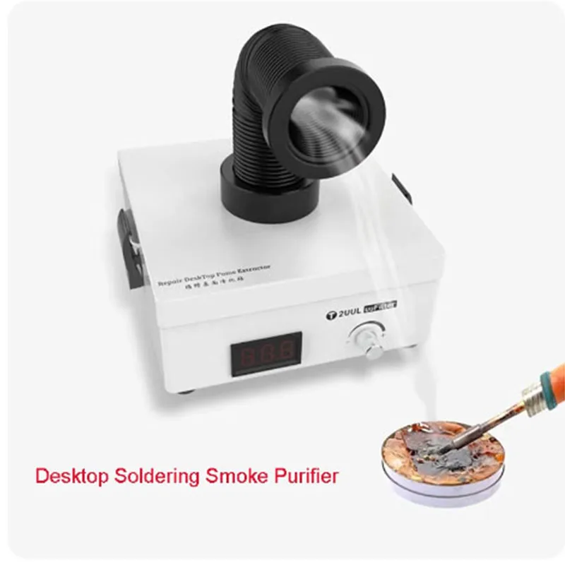 Laser Fume Extractor Mini Smoke Absorber Soldering Cleaner For Phone Repair Welding Absorbing Smoke Absorbing Purifier