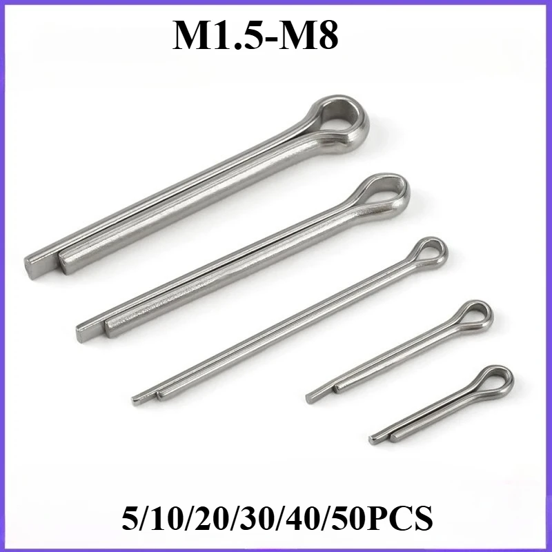 

M1.5-M8 Разделенные штифты, штифты для морского класса, U-образный стальной зажим, набор пружинных дюбелей, натяжной рулон для автомобилей, грузовиков, газонов