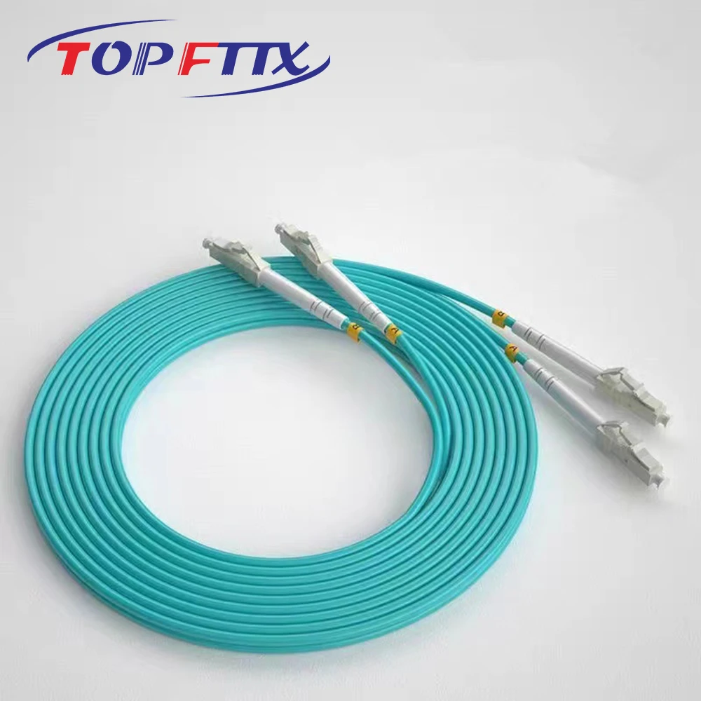 10 PCS 1/2/3/5 Meter LC/UPC-LC/UPC MM OM3 Duplex 2.0mm Optical Fiber Patch Cord Jumper For Date Center/SFP/Media Convert 10G