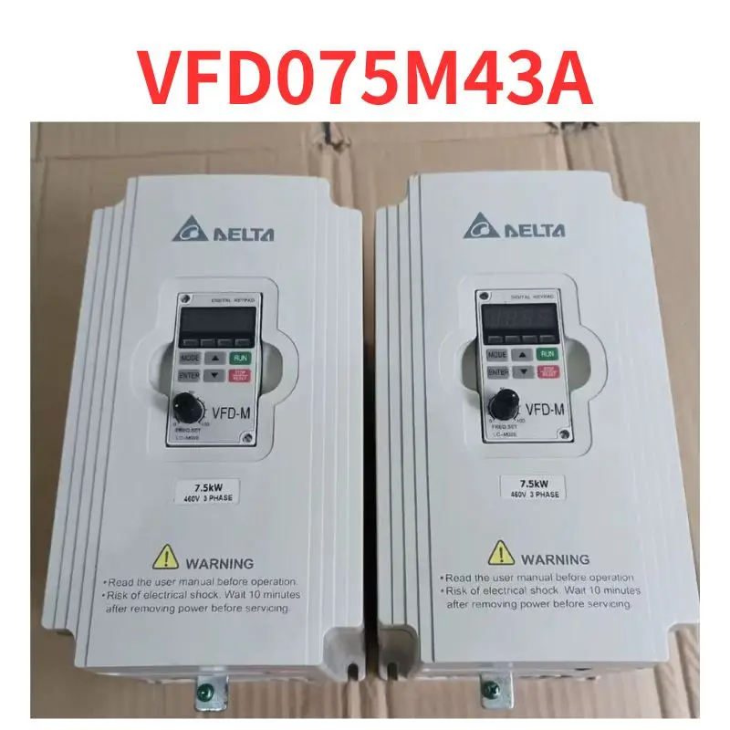 

Second-hand VFD075M43A inverter test OK Fast Shipping