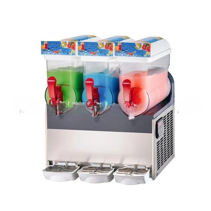 

Snow cold drink equipment Snow melting machine, slush machine, three-cylinder snow melting Commercial three-cylinder