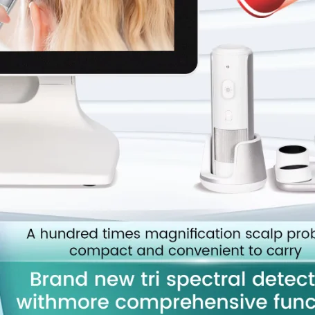 

DS Scalp Analyzer, HD 1080P Follicle Detection Device, AI-Powered Multi-Language Hair & Scalp Analysis Tool for Salon Use