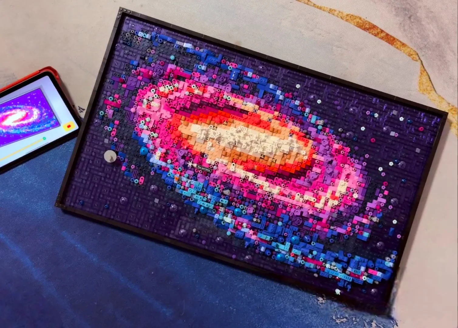 

3091 шт. Moc The Milky Way Galaxy 3D Art Mural 31212 Наборы строительных блоков Diy Креативные украшения Кирпичи Игрушки Детский образовательный подарок