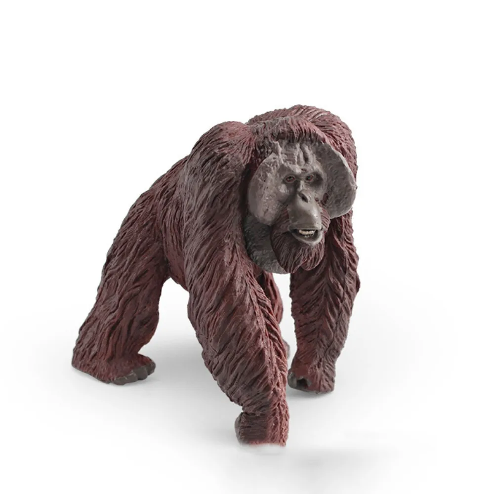 

PVC Simulated Solid Animal Model Handmad Statue Simulation Gorilla Animal Realistic Crafts Chimpanzee Action Figure