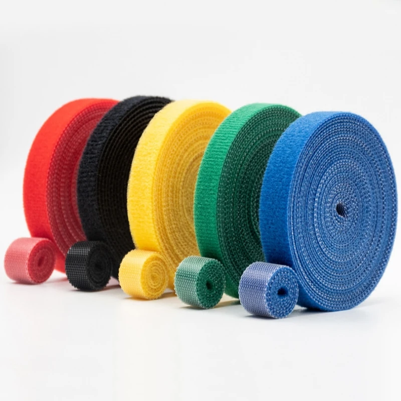 3Pcs 2m Plant Ties Nylon Plant Bandage Tie Home Garden Plant Shape Tape Hook Loop Bamboo Cane Wrap Support Accessories