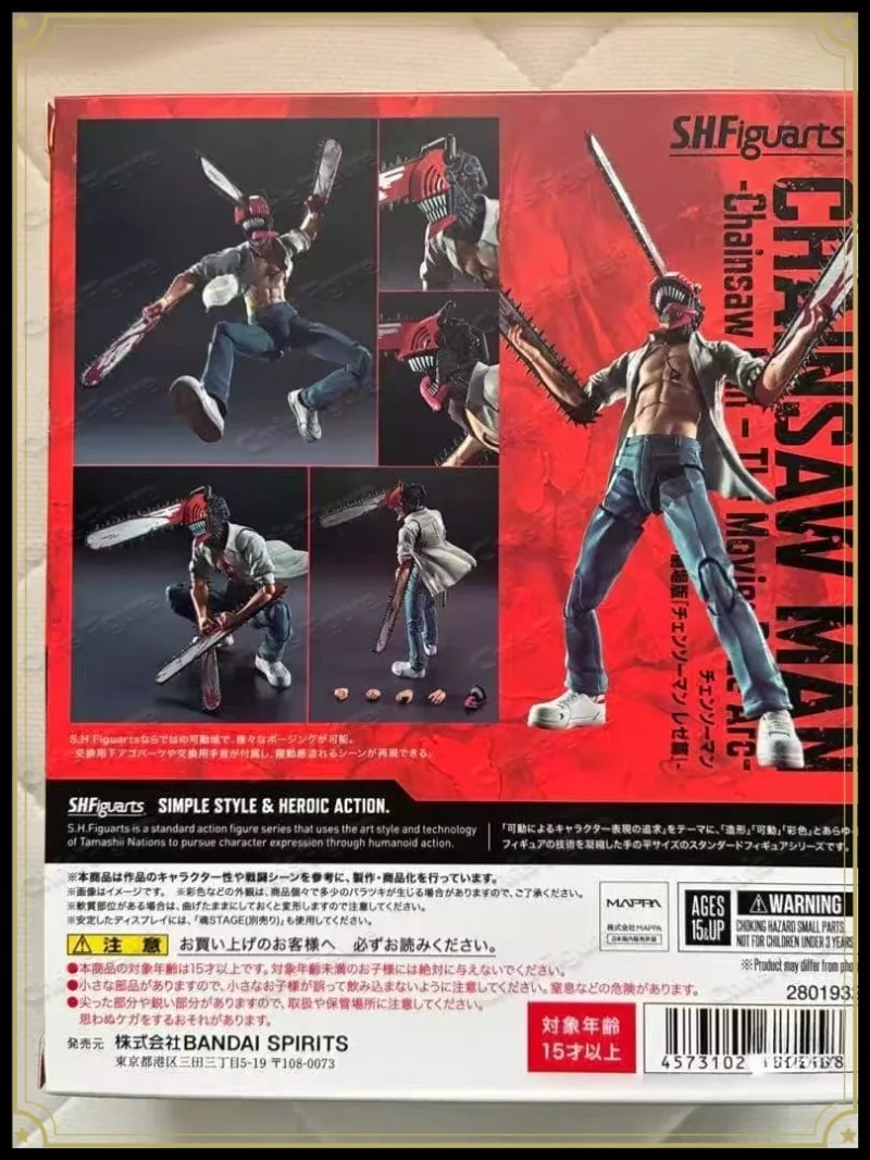 In Stock Bandai S.H.Figuarts Shf Chainsaw Movie Reze Arc Chainsaw Action Action Figure Collection Gift