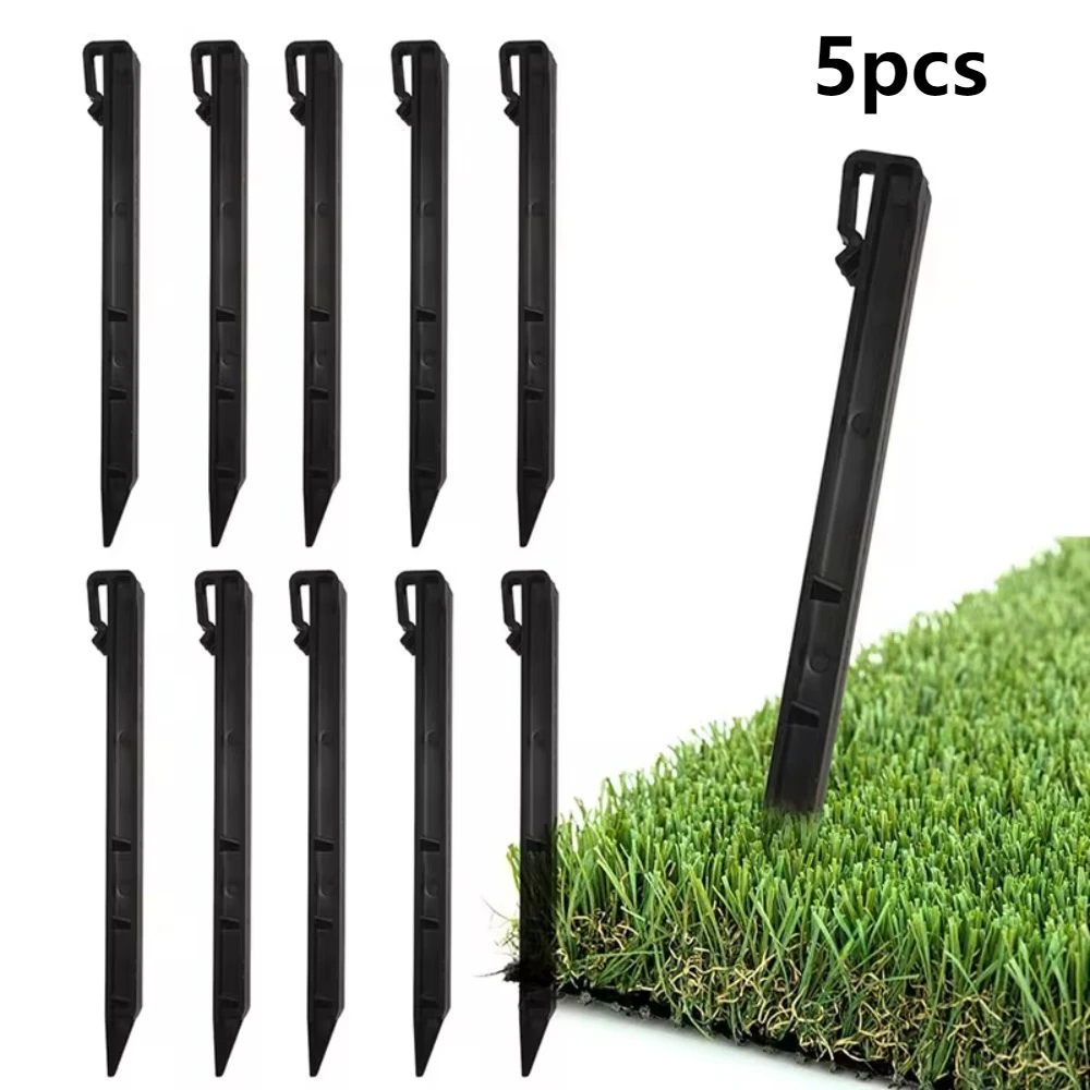 Durable Tent Pegs Garden Stakes Multifunctional Bayonet design Gardening Nails Plastic Boundary Nail Garden