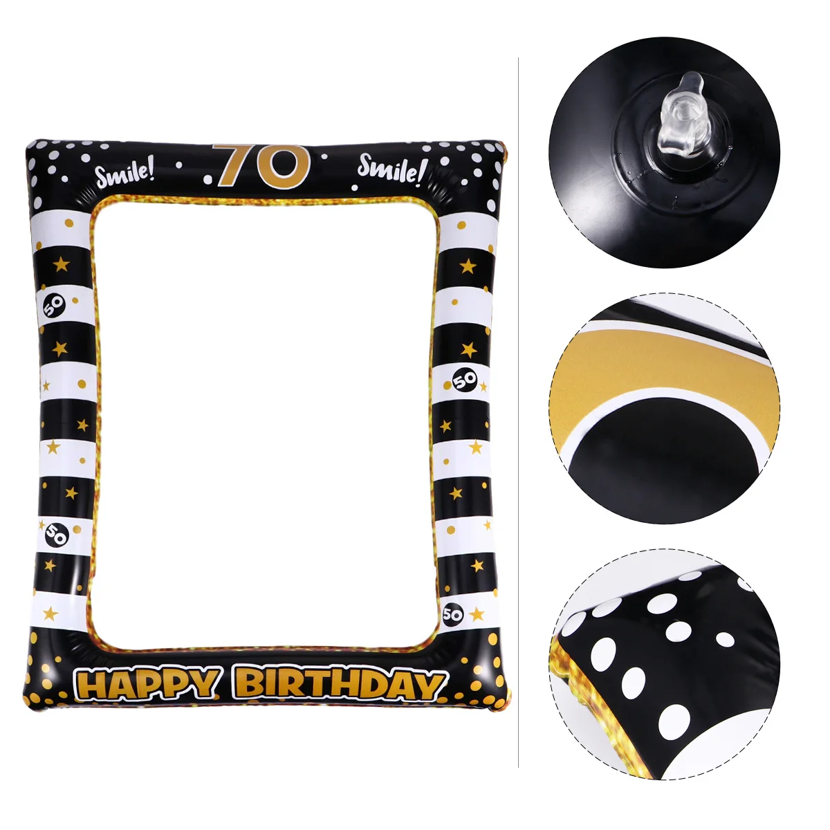

1Pcs Inflatable Photo Frame Birthday Party Supplies Festive Atmosphere Unforgettable Memories Birthday Photo Frame