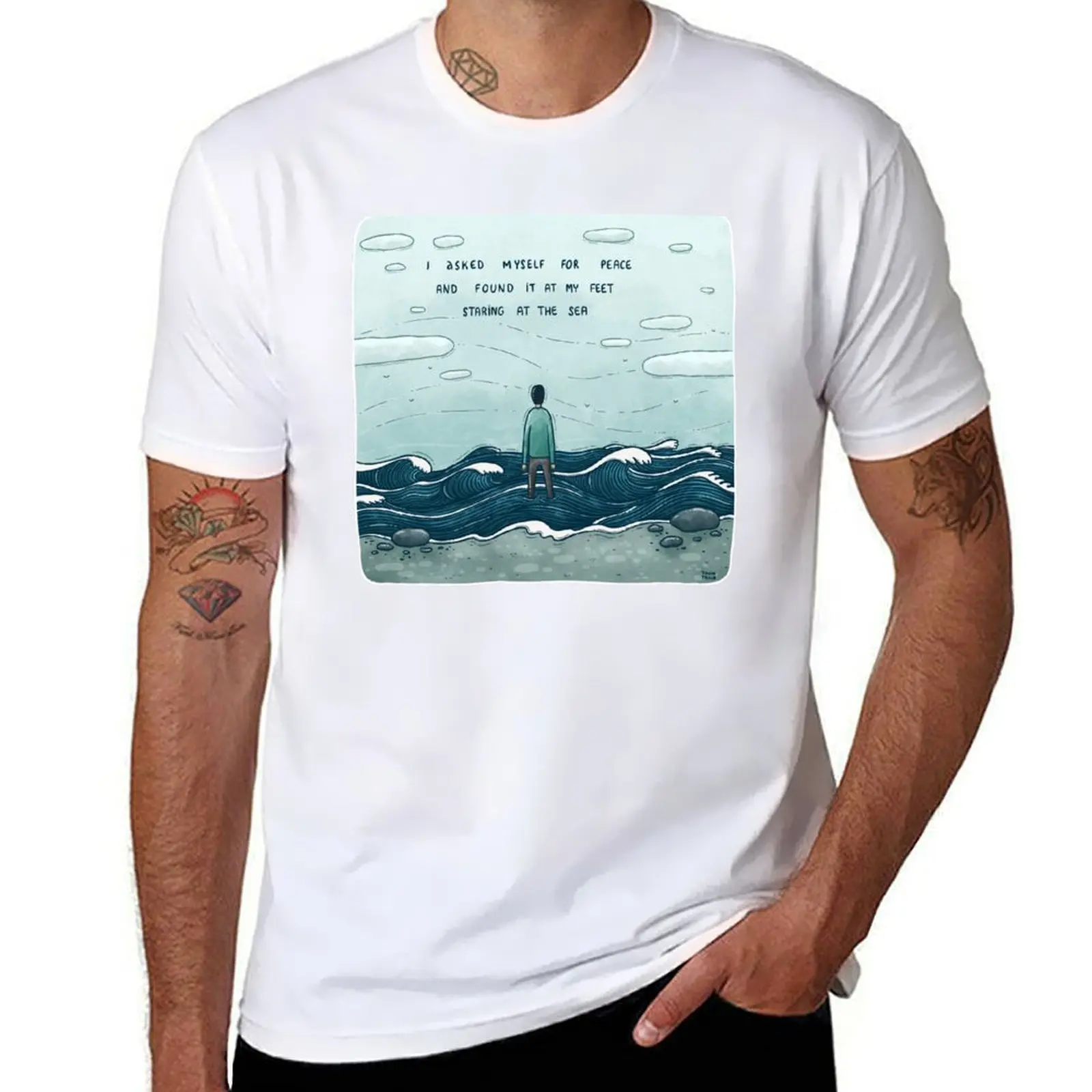 

A dream of you and Me T-Shirt t shirts with prints man t shirt cotton T-Shirt