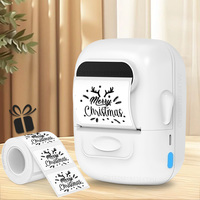 P50 Thermal Label Printer Portable Inkless Pocket Label Maker Wireless Bluetooth Mini Adhesive Sticker or 3 pieces Label Roll