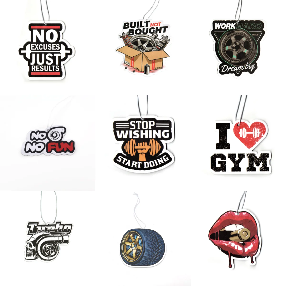 JDM Car Hot Sale Culture Air Freshener Pendant Cool Girls Rear View Mirror Aromatherapy Pendant Car Decorations Accessories