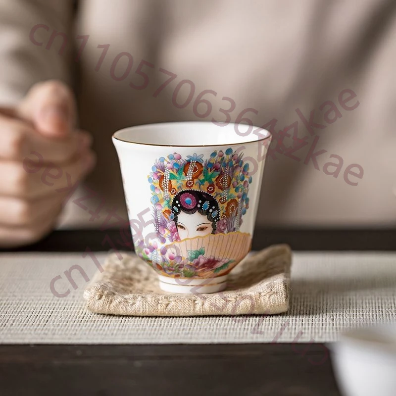 

Чайный набор для кунг-фу с эмалевой росписью в китайском стиле, 7 см