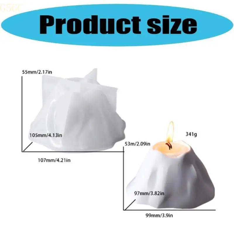 

G5GC Creative Mountain Silicone Flom для поделок и ароматического очарования свечей