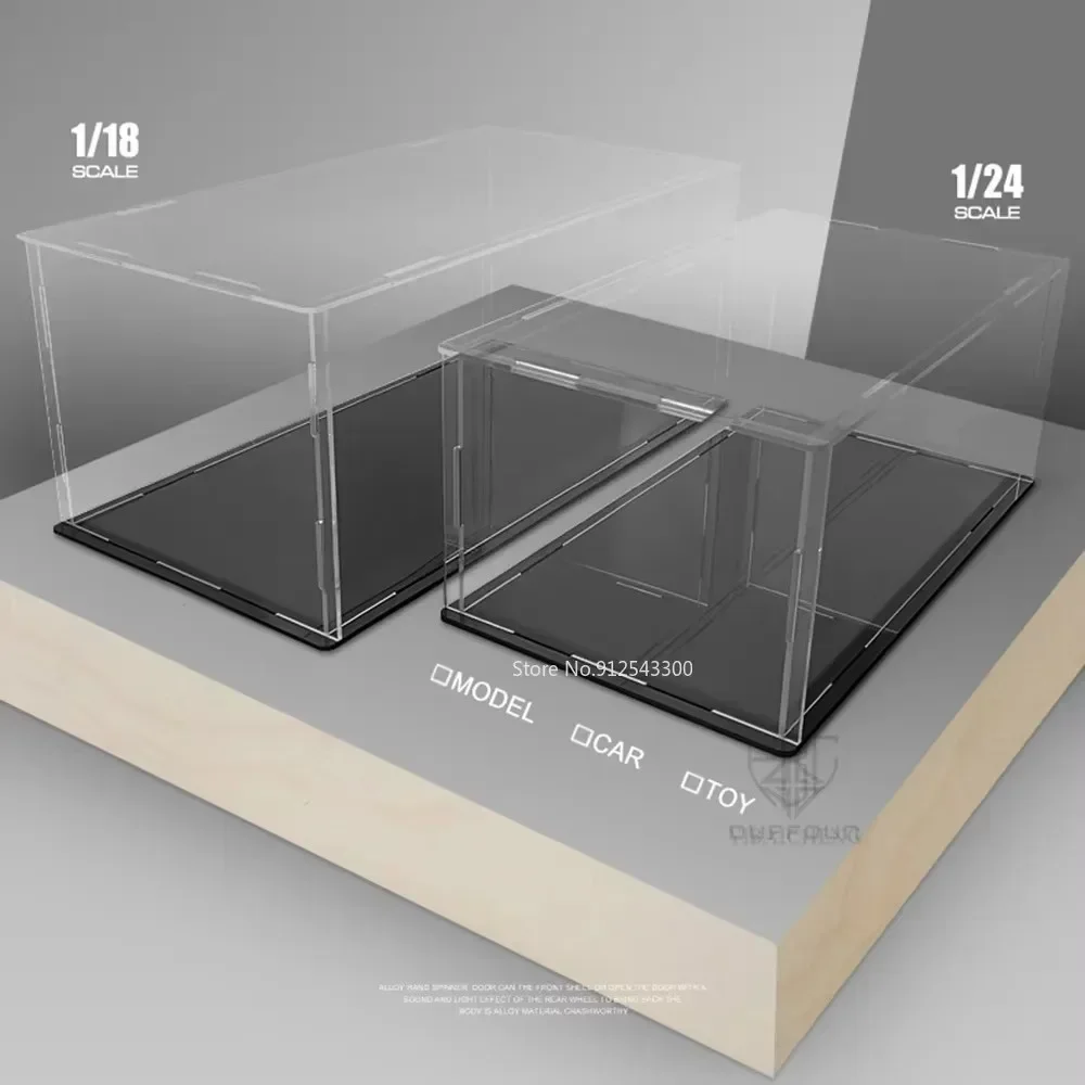 1/18 1/24 1/32 Transparent Acrylic Car Model Display Box Dust Cover Blind Box Dust-proof Diecast Storage Professional Storage