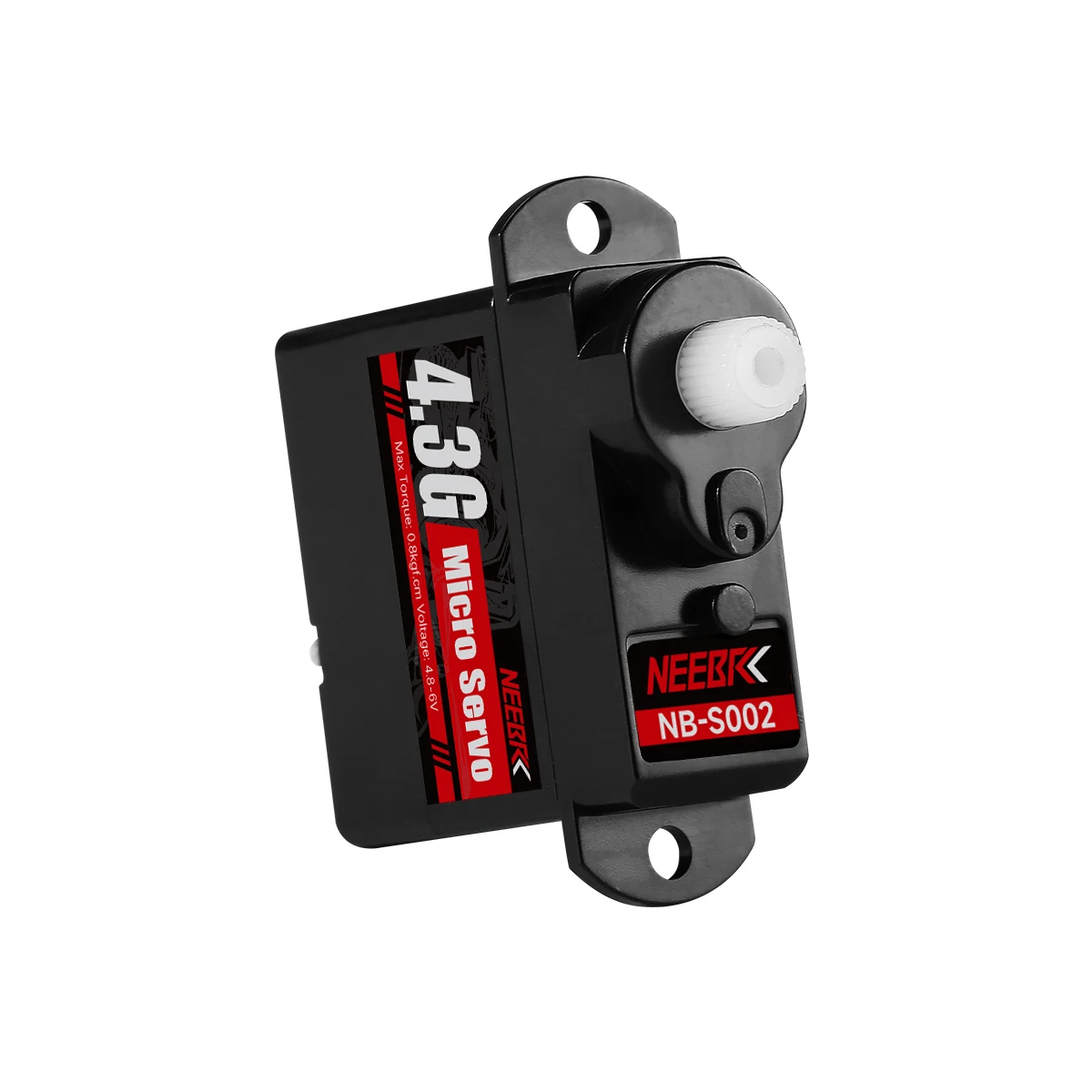 NEEBRC 4.3g Mikro Serwo Cyfrowe Wodoodporne z Metalowymi Przekładniami do Mini Samochodów RC, Samolotów Stałopłatowych, Helikopterów, Robotów, Akcesoria do Zabawek WLtoys K969