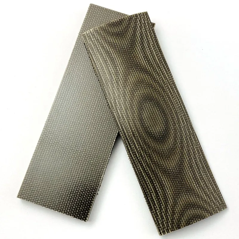 Imagem -04 - Linho Micarta Board para Faca Ferramentas para Faca Handle Scales Faça Você Mesmo Making Materials Linho Mikata Placas 120x40x8 mm 160x50x8 mm Peças por Lote