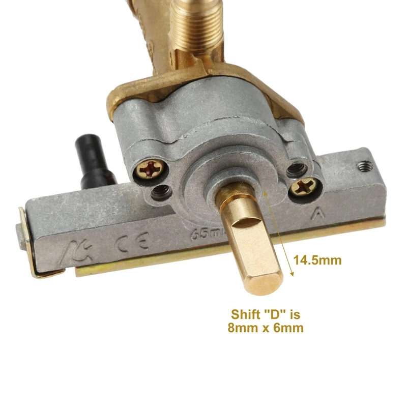 Soupape de contrôle de sécurité au gaz avec dispositif piézo Push VILLE, propane de jardin 62.cHeater, pièces de rechange pour réparation