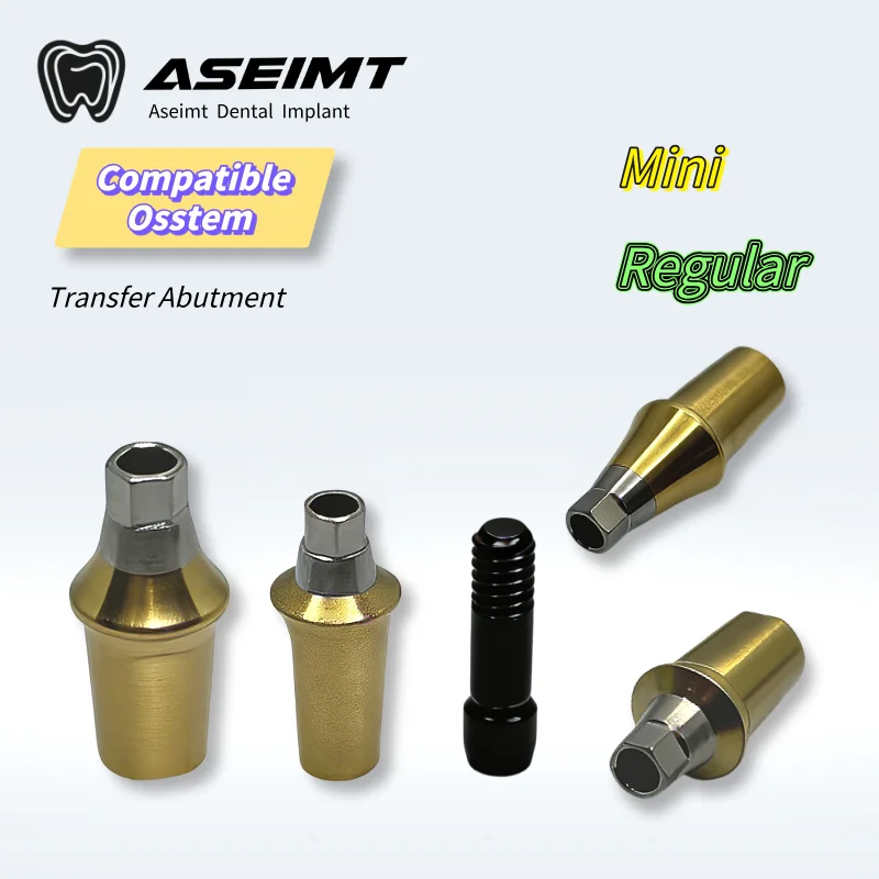 

For Osstem Dental Transfer Abutment with Dual Hex Connection OEM ODM Grade 5 Titanium Abutment Prosthesis Factory