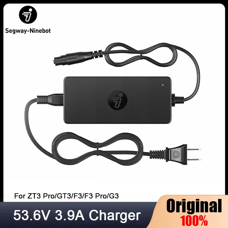 

Original 100-240V Fast Charger 53.6V 3.9A for Ninebot by Segway ZT3 Pro/GT3/F3/F3 Pro/G3 E-Scooter Li-ion Battery Power Charger