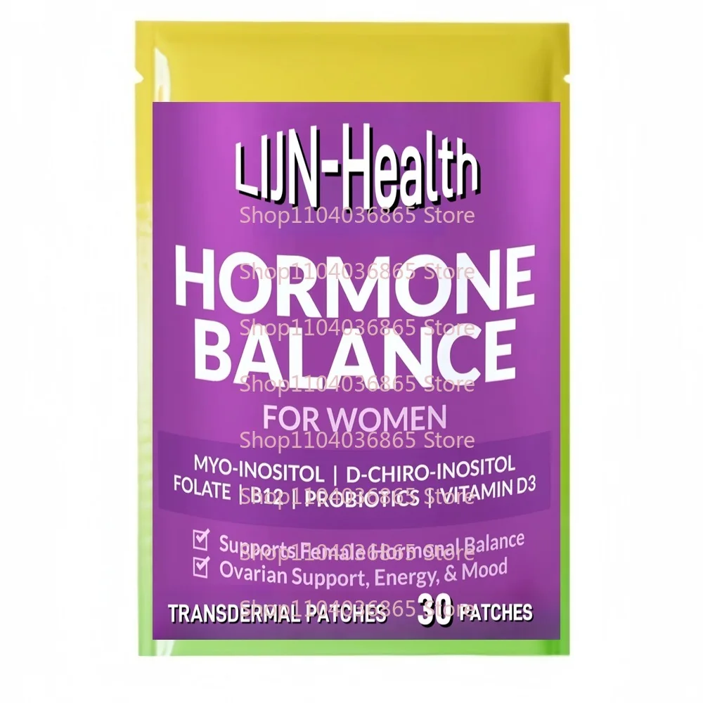 

30 Patches Hormone Balance Transdermal Patches for Women Ovarian Support, Fertility, Menstrual Cycle