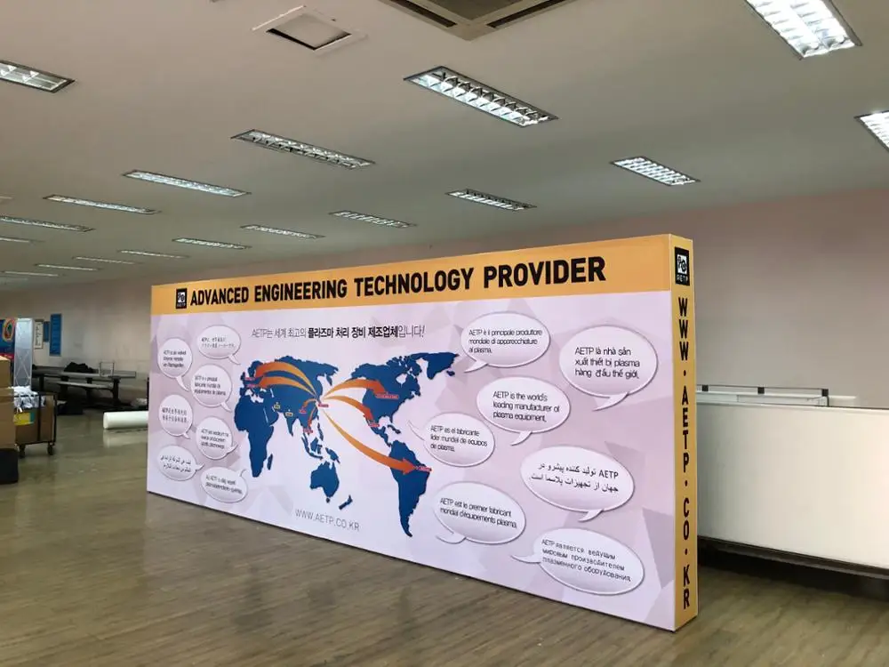 SEG Pop up Foldable 10x20ft Aluminum Frame  Exhibition Trade Show Display Background Backdrop Wall Stand