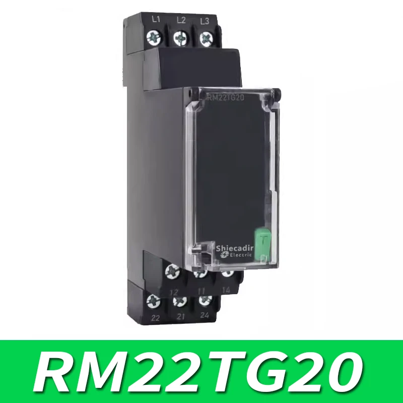 Latest Phase Sequence Protector Relay RM22TG20 Phase Loss RM22TR33 Three-Phase Monitoring Phase Sequence
